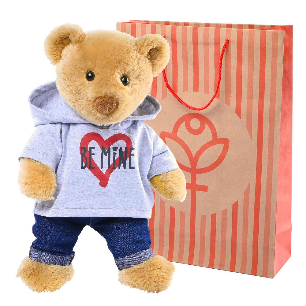 Peluches grandes Hugo Be Mine en Bolsa Rosatel