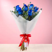 Ramo con Rosas Azules