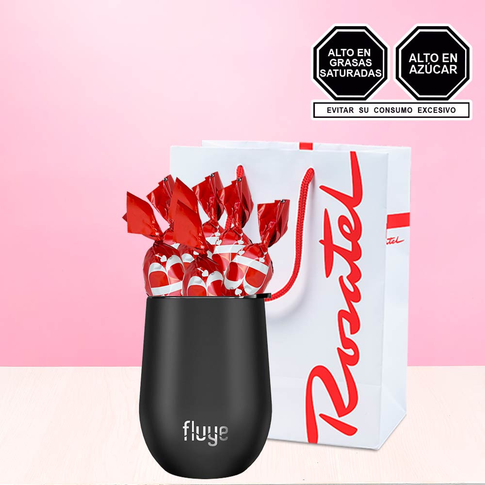 Compra online taza fluye con chocolates Cacaosuyo Rosatel