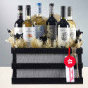 Cumpleaños canasta selección de vinos Rosatel
