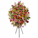 Arreglo Inauguración con Trípode y Flores Variadas Rosatel