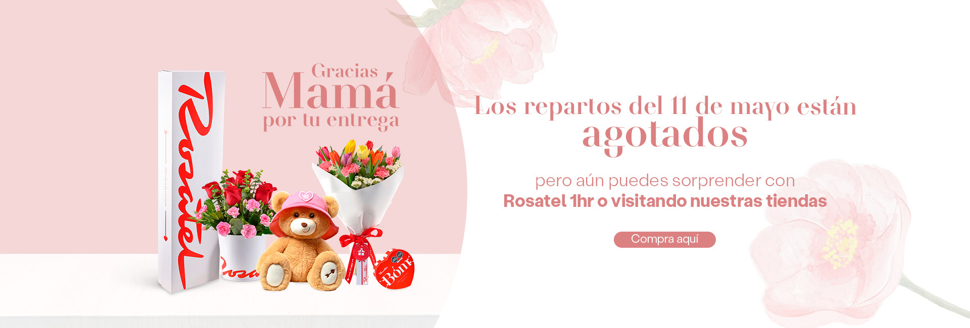 Flores y regalos para el día de la madre catálogo Rosatel Lima