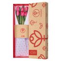 Caja 3R Natural con 6 Tulipanes Rosatel