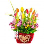 Arreglo Amor de Tulipanes