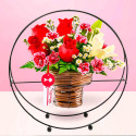 Arreglo Aro Rosas y Flores Rosatel