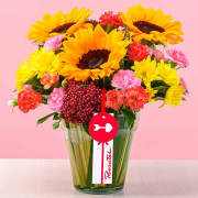 Arreglo Floral de Girasoles