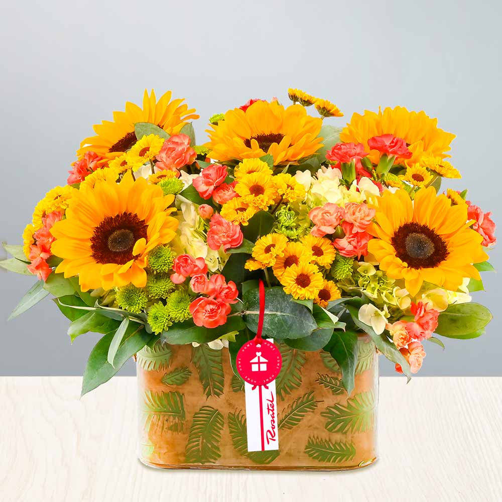 Arreglo Encanto de Girasoles Rosatel