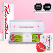 Caja 12 Tulipanes y Chocolates Bom